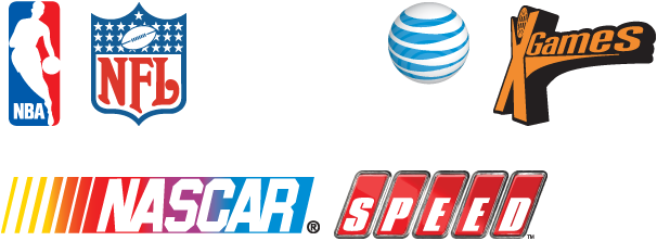 NBA NFL MTV AT&T XGames Nascar SPEED